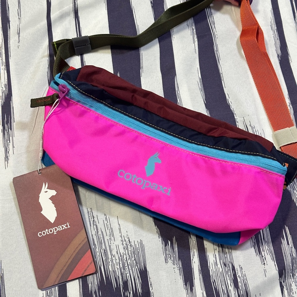 Cotopaxi Pink and Blue Fanny Pack